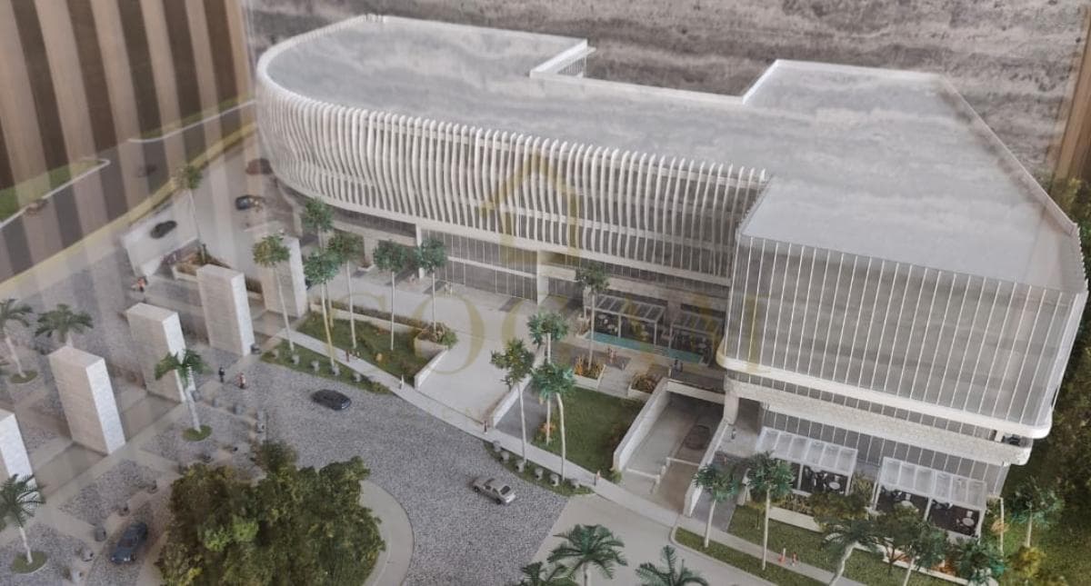 OFFICE FOR RENT IN PUERTO CANCUN: 161.36 M2 OPEN-PLAN SPACE