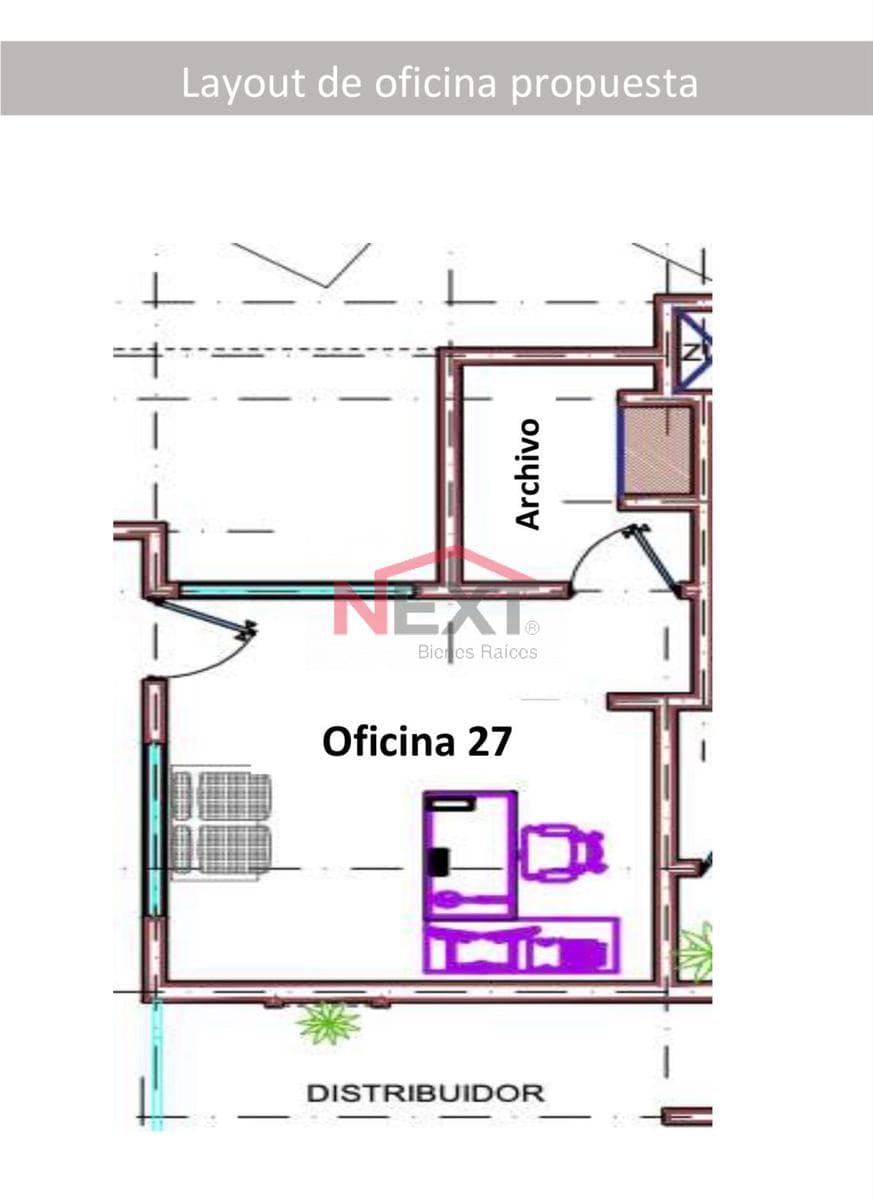 Oficina Amueblada Coworking En Renta al Norte OF-27