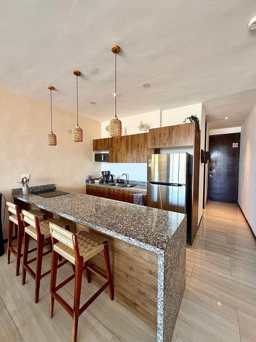 Apartment for Sale 30 Meters from the Ocean at Chicxulub Beach, Yucatán