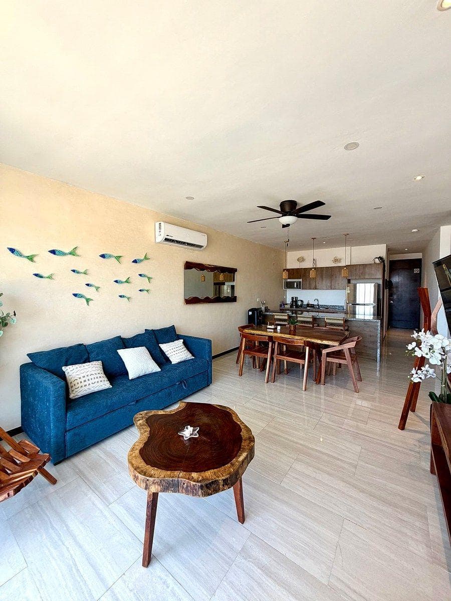 Apartment for Sale 30 Meters from the Ocean at Chicxulub Beach, Yucatán