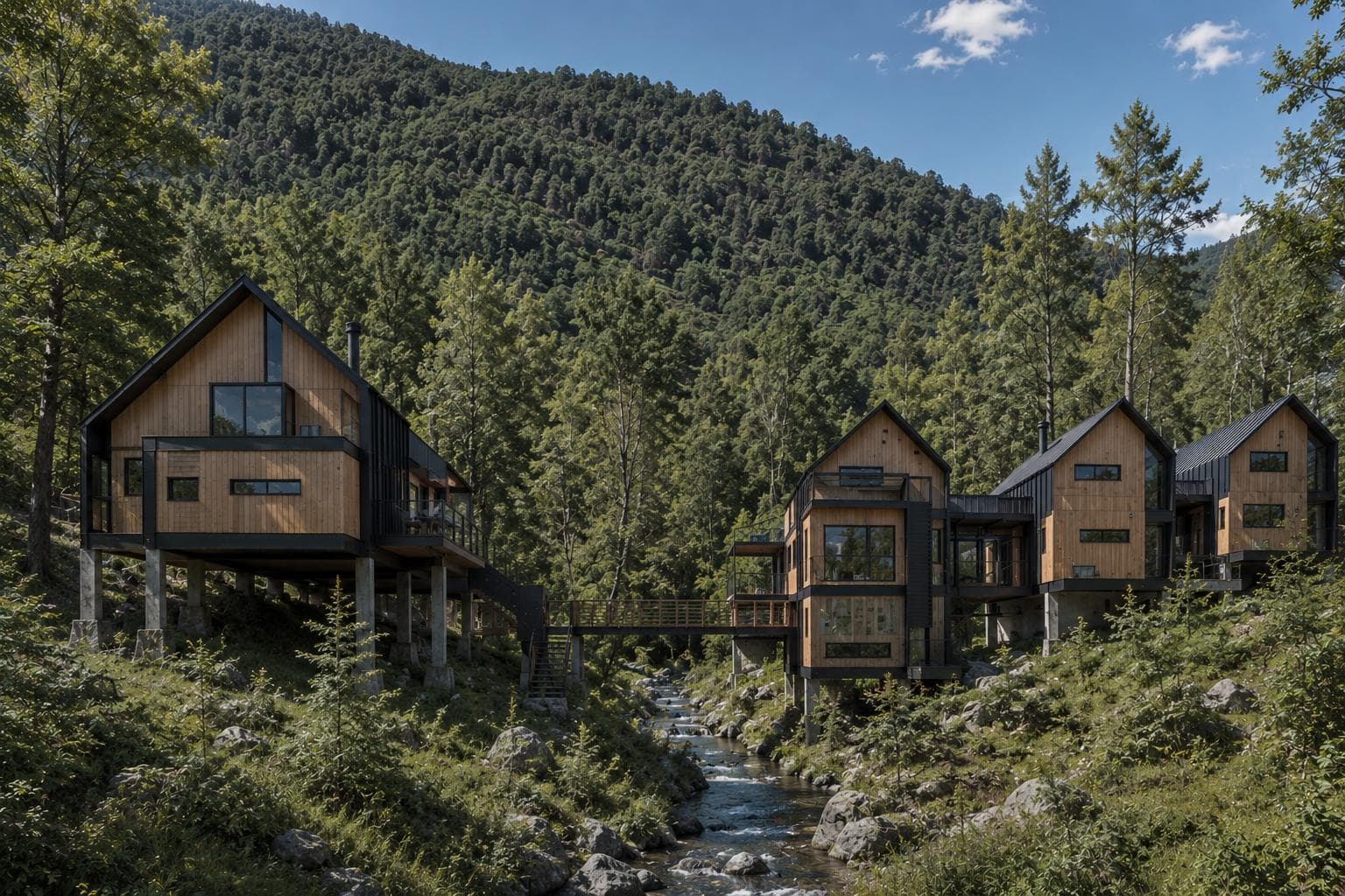 FOR SALE: 2,445 m² lot. Approved project for 3 UF, featuring a stream and views of Cerro Bayo. Villa La Angostura