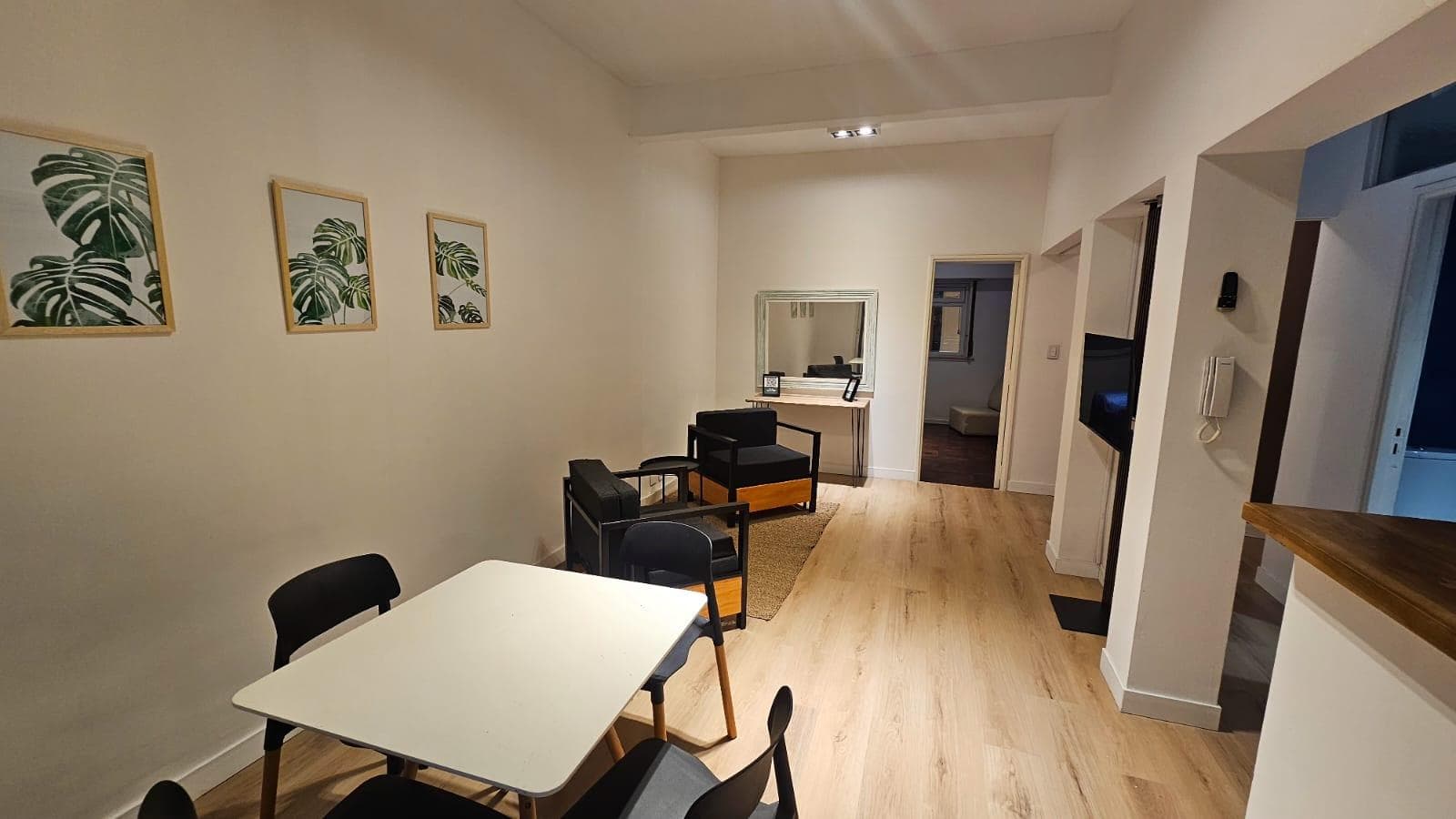 Fully furnished 2-room apartment for rent in Palermo Soho.