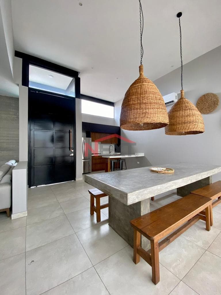 Tulum-style home with a private pool in the San Carlos Country Club