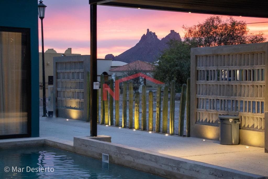 Tulum-style home with a private pool in the San Carlos Country Club