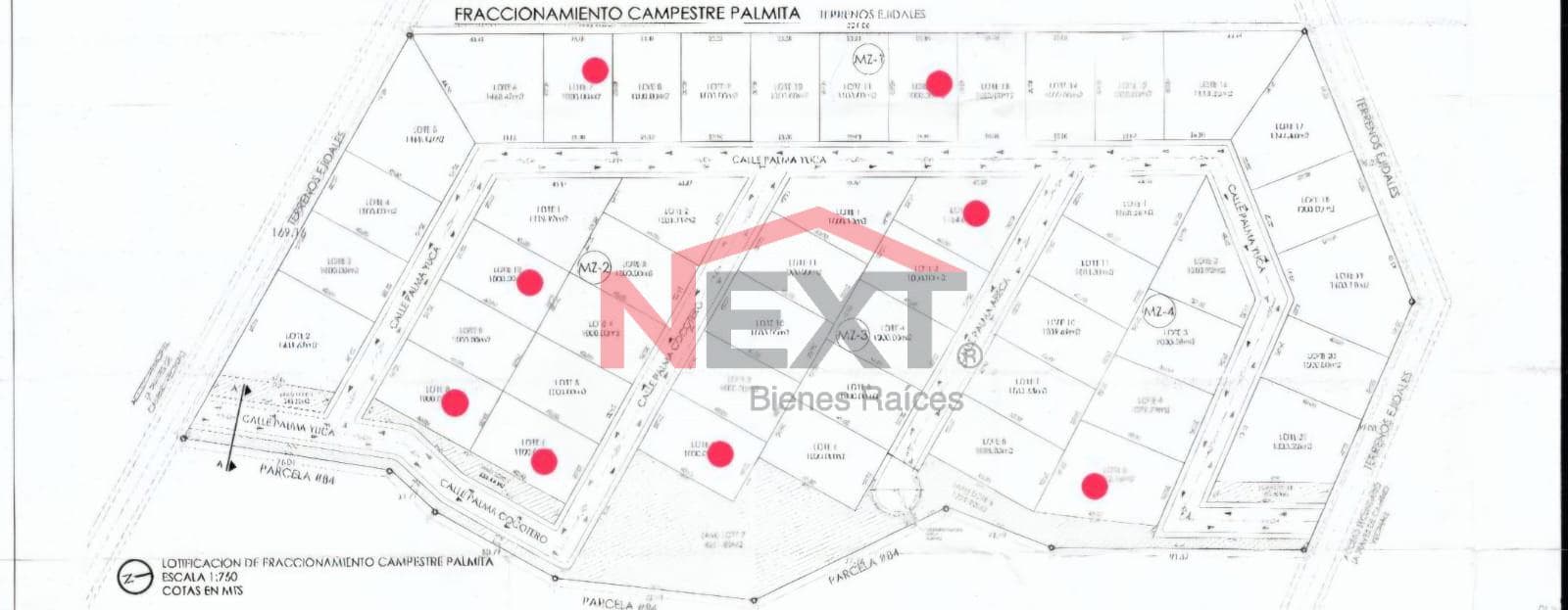 RURAL LAND FOR SALE IN THE CAMPESTRE SUBDIVISION