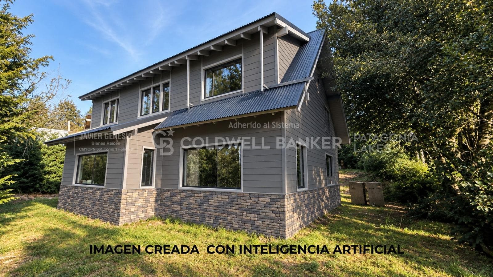 FOR SALE: 200 m² house under construction with a view of the forest and a partial view of the lake. Villa La Angostura.