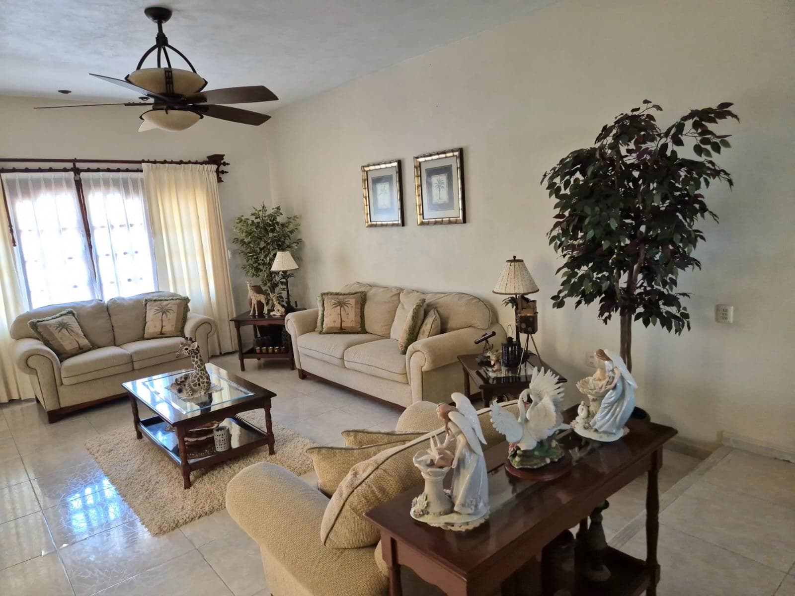 HOUSE FOR SALE, FULLY FURNISHED, ONE STORY, 3 BEDROOMS, 706 M2 OF LAND IN PROGRESO, YUCATÁN
