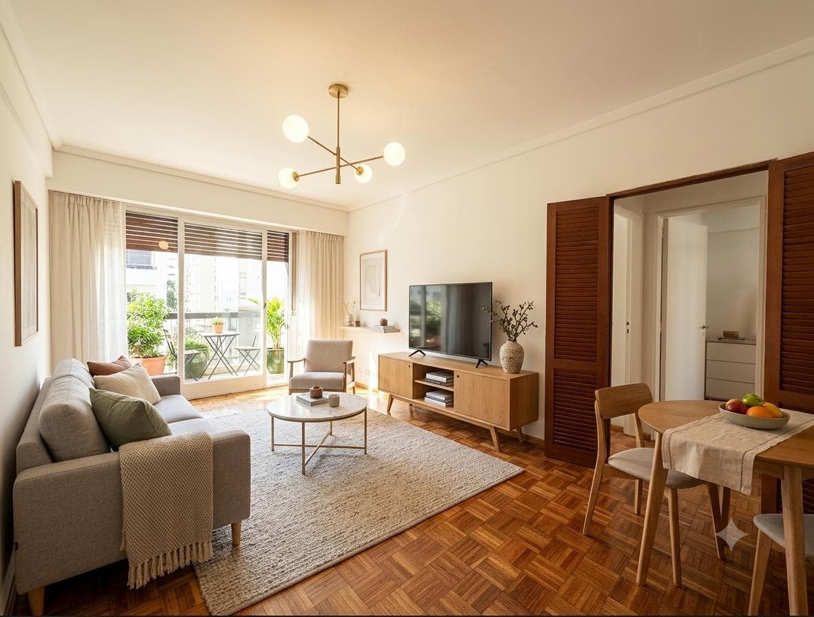 2-Room Apartment for Sale with a Long Balcony in Belgrano