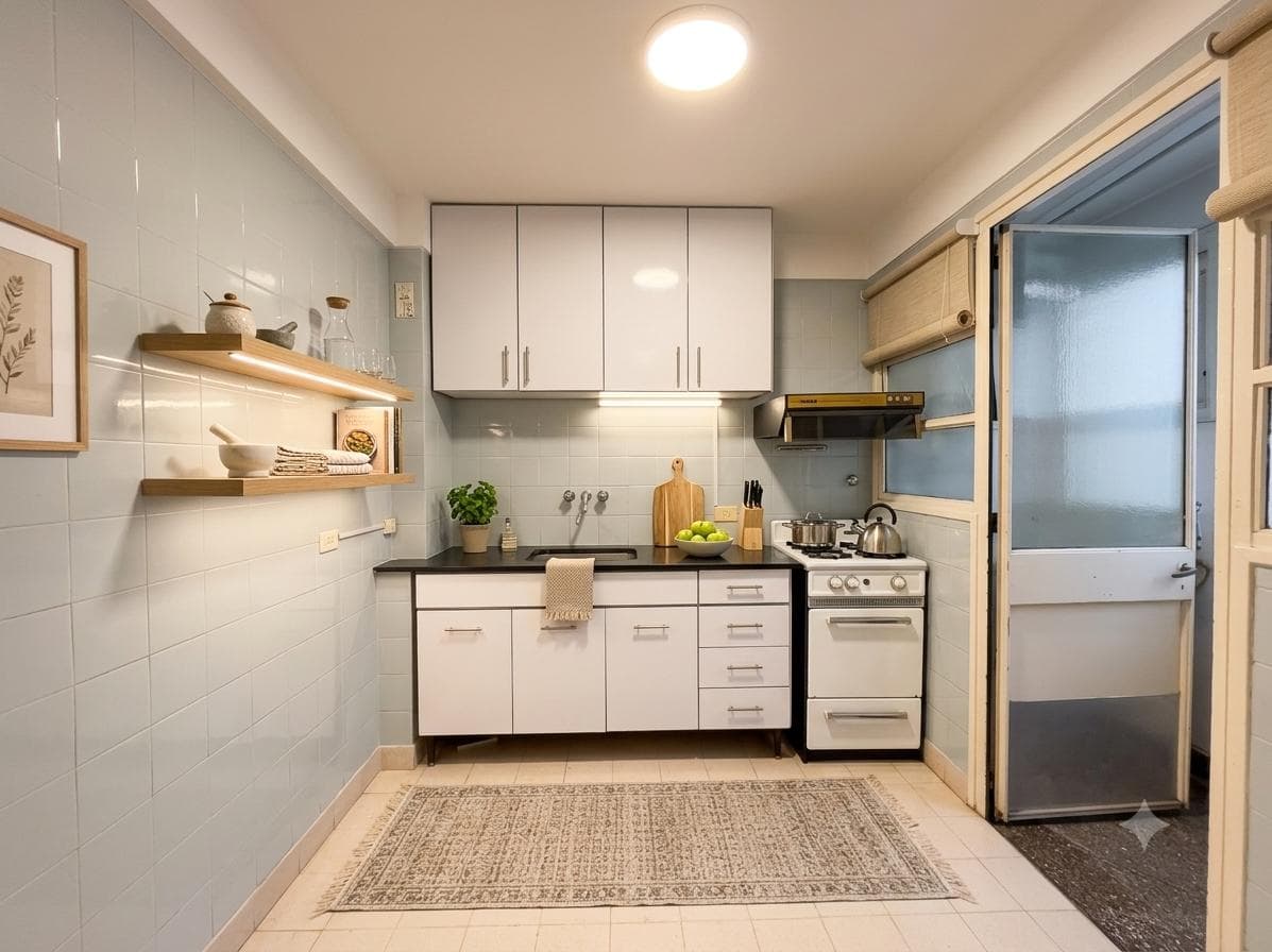 2-Room Apartment for Sale with a Long Balcony in Belgrano
