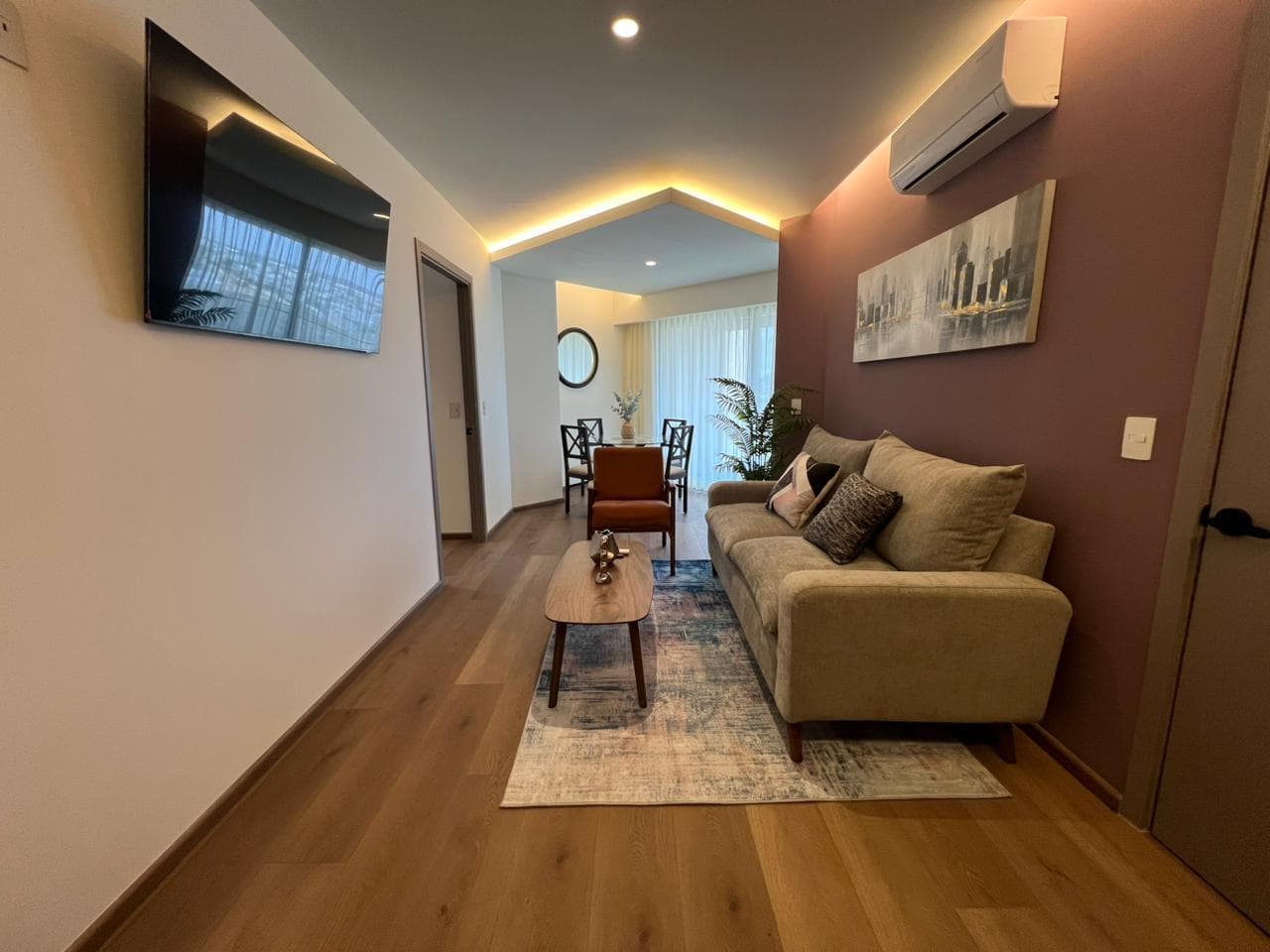 Departamento Amueblado de Lujo en Adamant Grand con 2 Recámaras + Flex