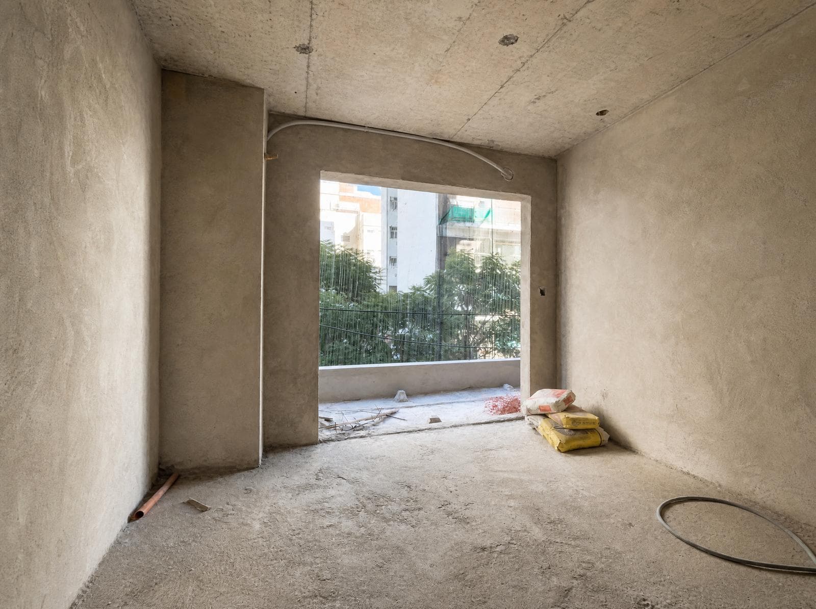 One-room apartment with a balcony in Belgrano