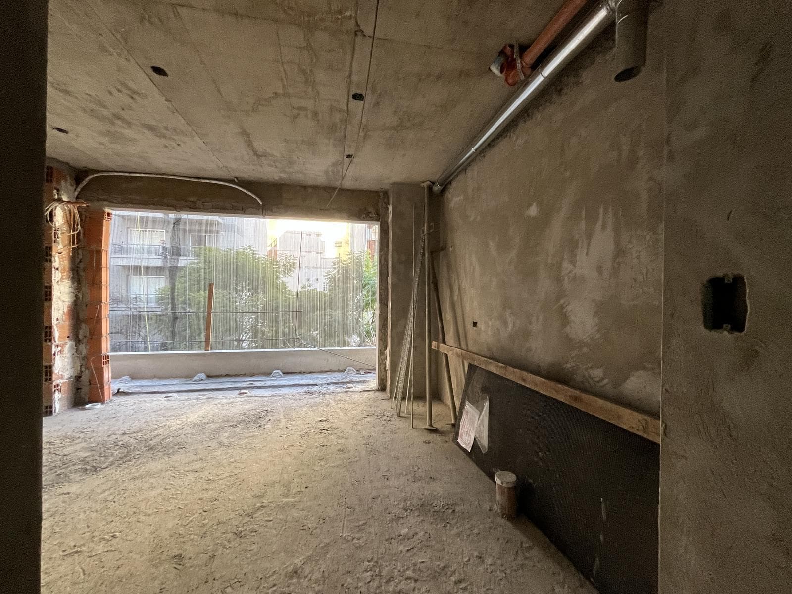 One-room apartment with a balcony in Belgrano