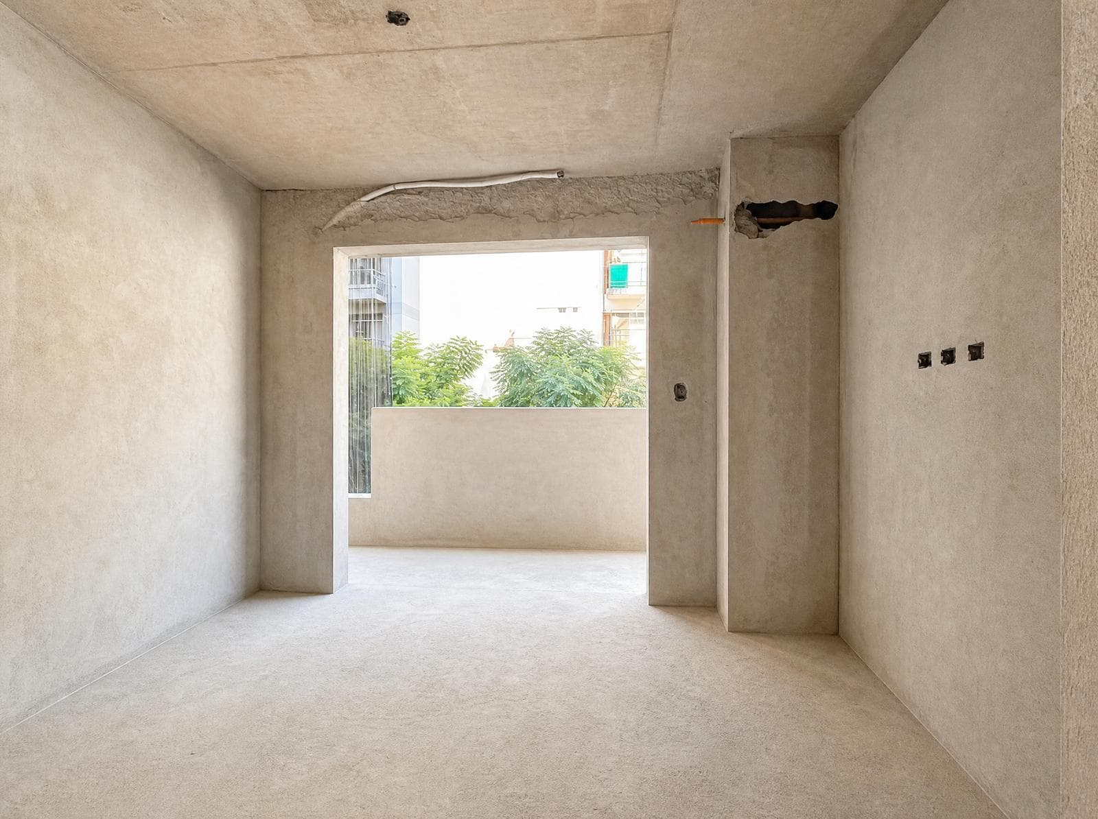 One-room apartment with a balcony in Belgrano