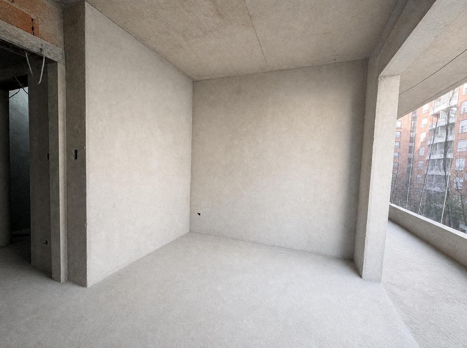 One-room apartment with a balcony in Belgrano