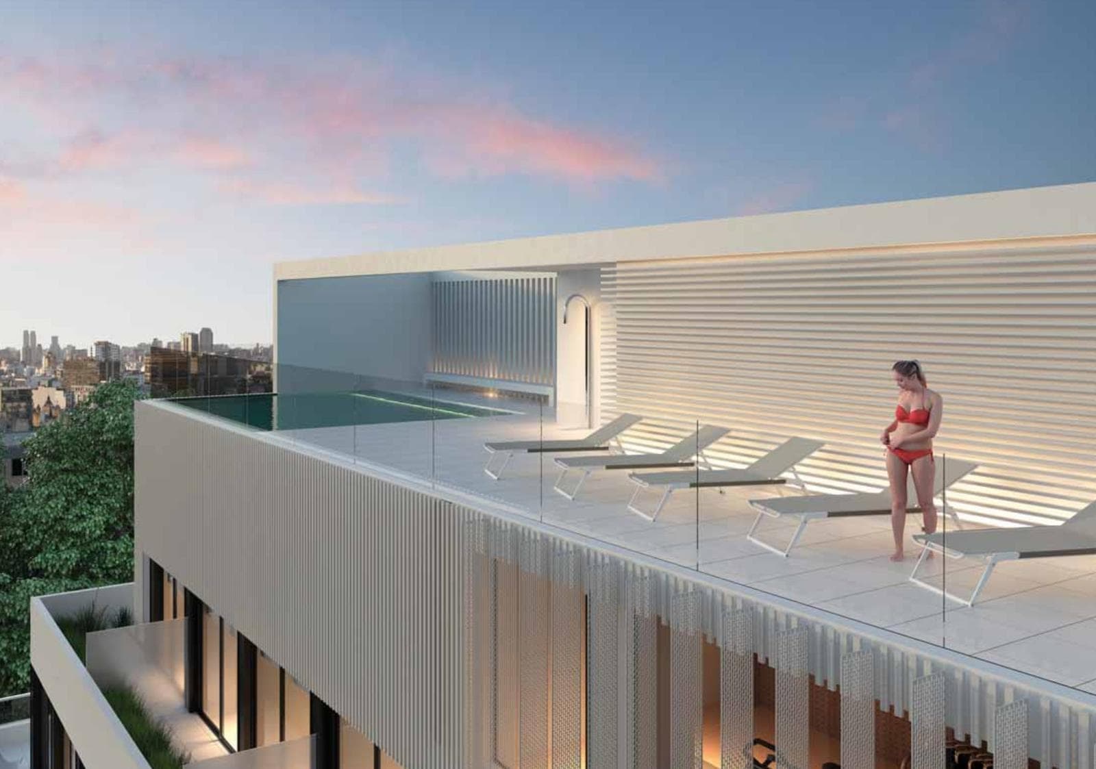 One-room apartment with a front-facing balcony in Nuñez