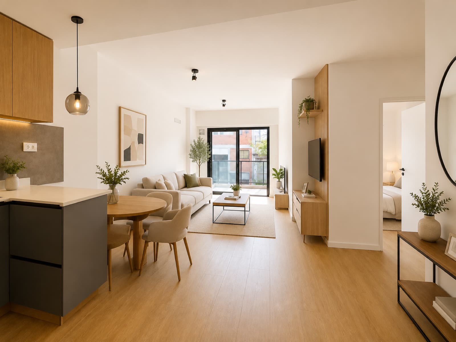 3-ROOM APARTMENT FOR SALE WITH BALCONY, GARAGE, AND PARKING SPACE AT PARQUE CHASS