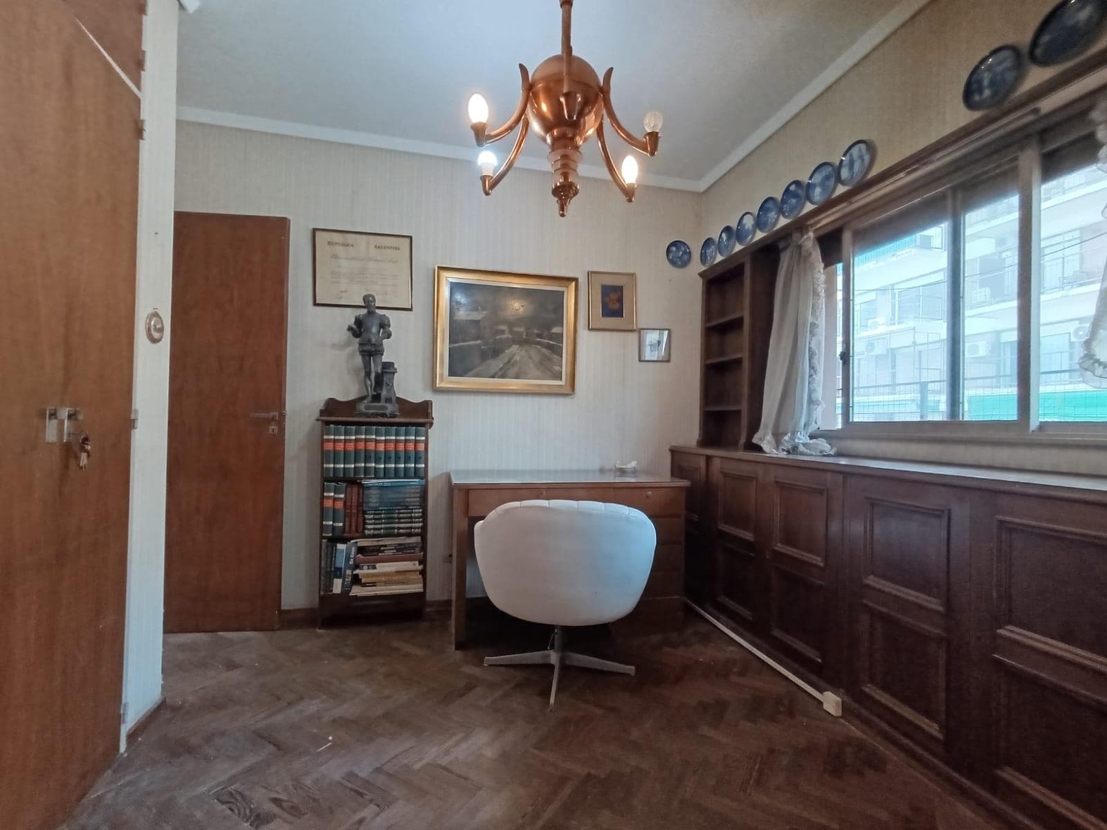 FOR SALE: 4-ROOM APARTMENT + MAID'S QUARTERS AND GARAGE IN BELGRANO