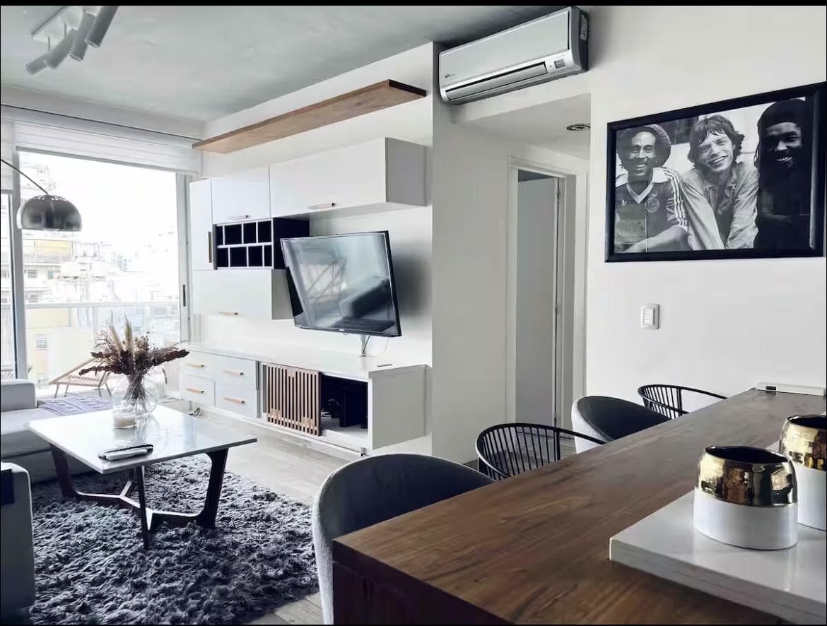 3-room apartment with full amenities and security in a prime neighborhood of Palermo