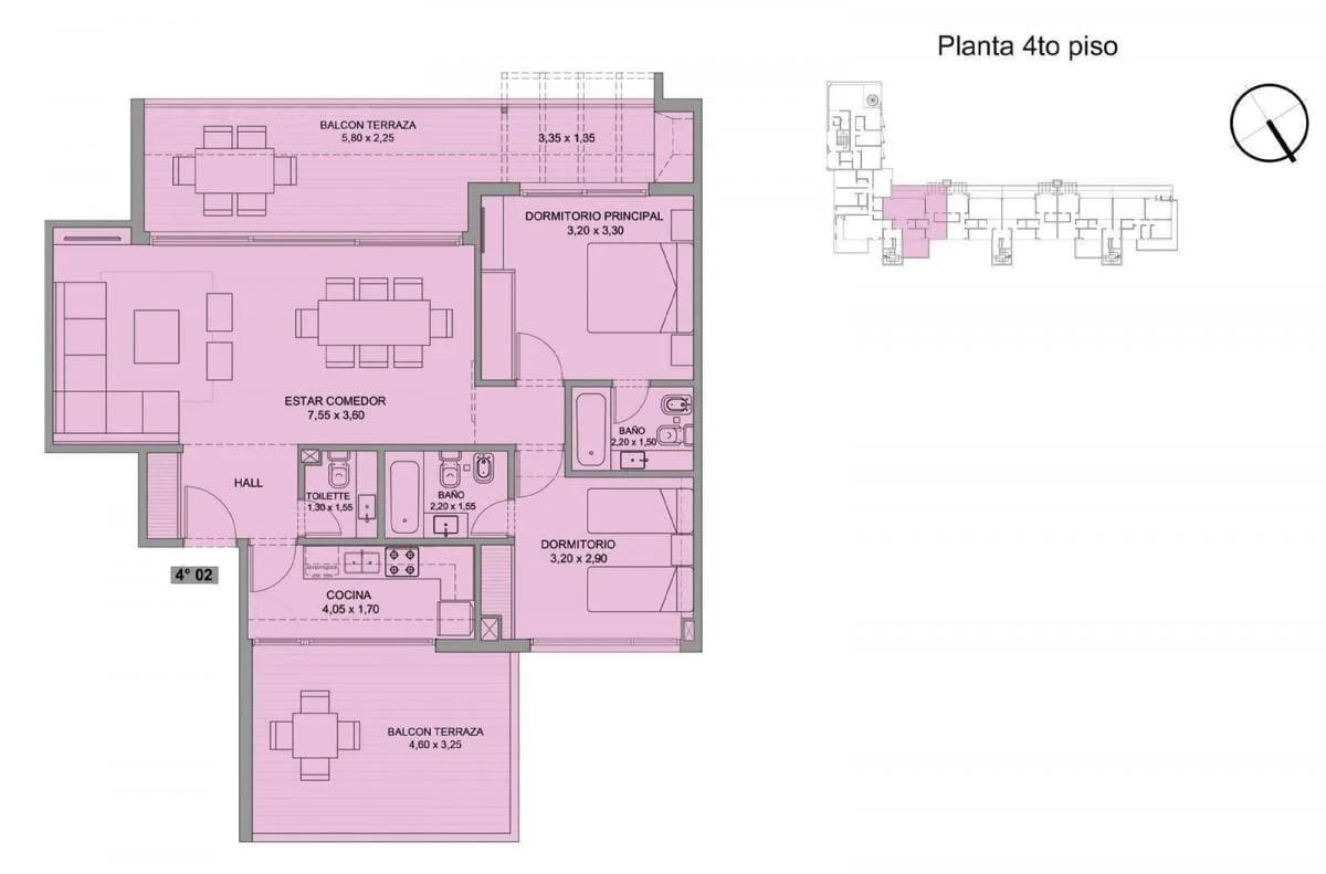 Departamento en Portezuelo