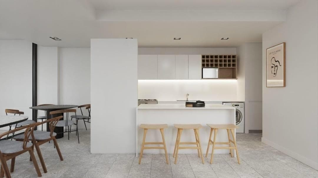 FOR SALE - 2-bedroom apartment under construction with a balcony. Terraz - Cura, Rosario.