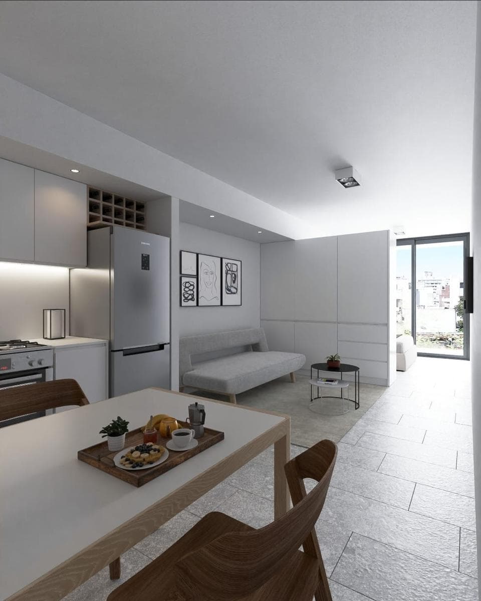 FOR SALE - 2-bedroom apartment under construction with a balcony. Terraz - Cura, Rosario.