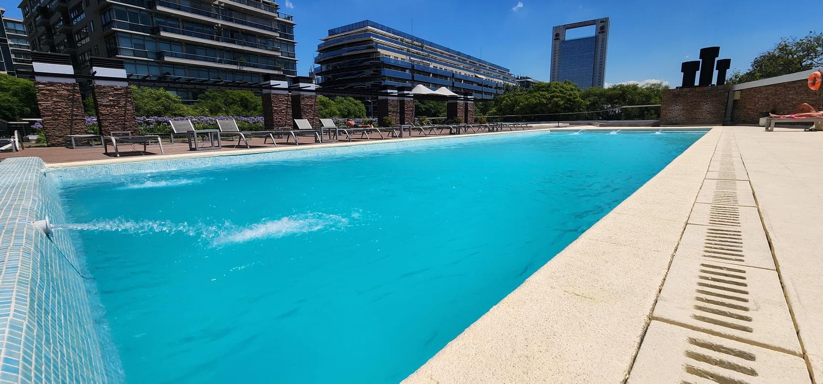 2-Room Furnished Apartment for Rent in Torres del Yacht, Puerto Madero | High Floor with Unobstructed View and Parking Space