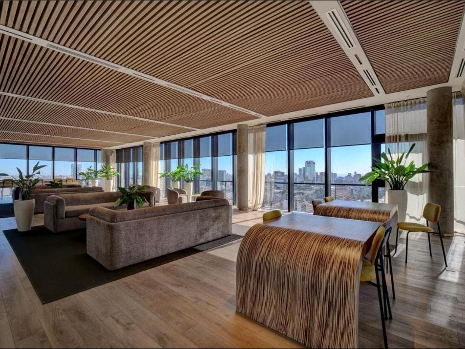 3-Room Apartment for Rent in Puerto Madero, Fully Furnished with Parking Space in the Quartier del Bajo Neighborhood