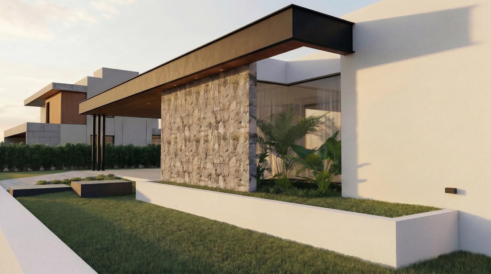 Single-story house with 3 bedrooms in Vida, a gated community on the main street
