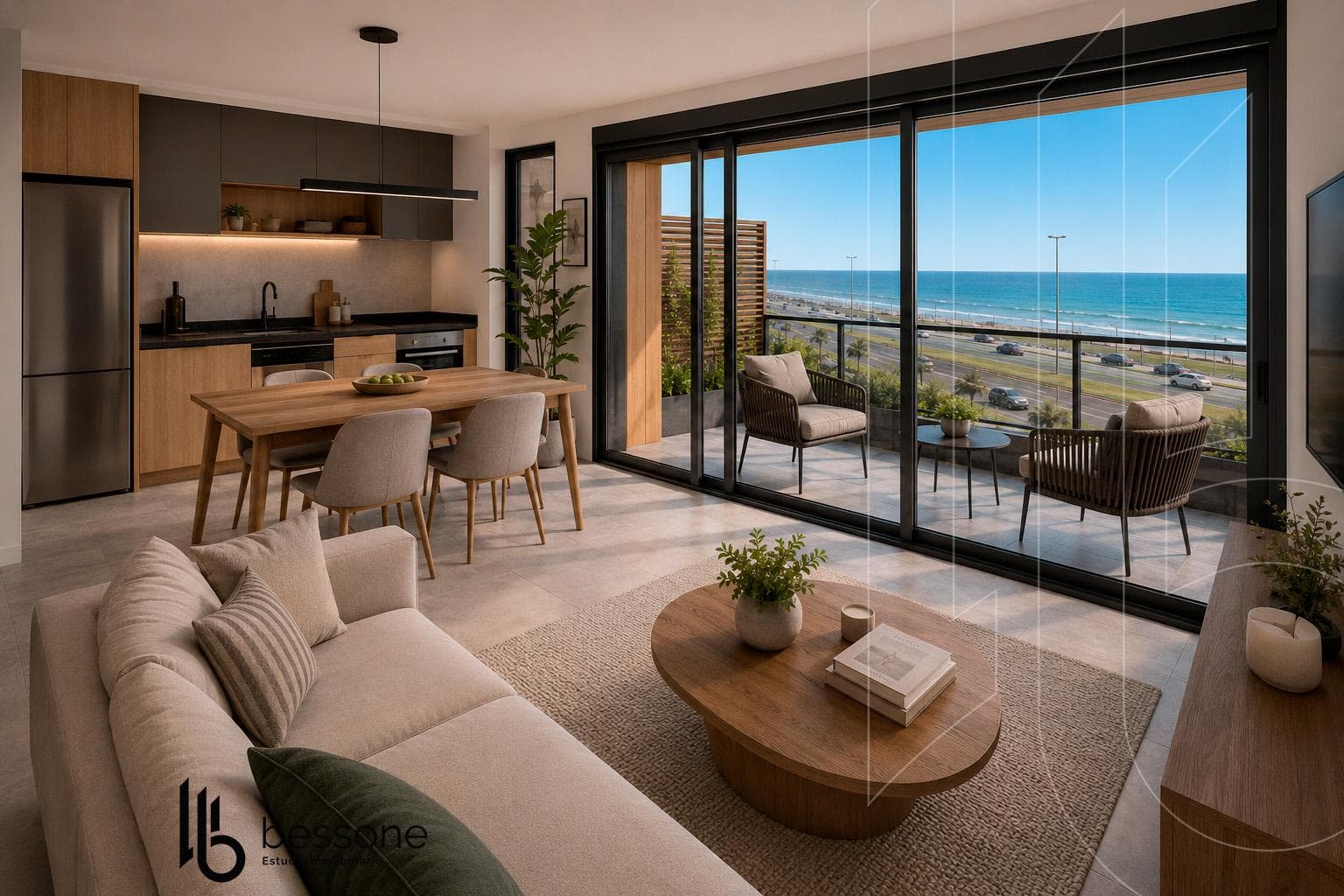 OCEAN-VIEW APARTMENT IN POZO, MAR DEL PLATA