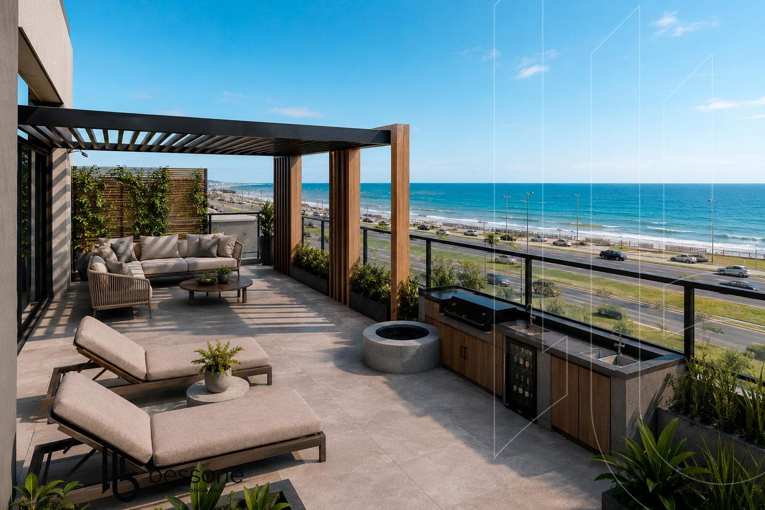OCEAN-VIEW APARTMENT IN POZO, MAR DEL PLATA