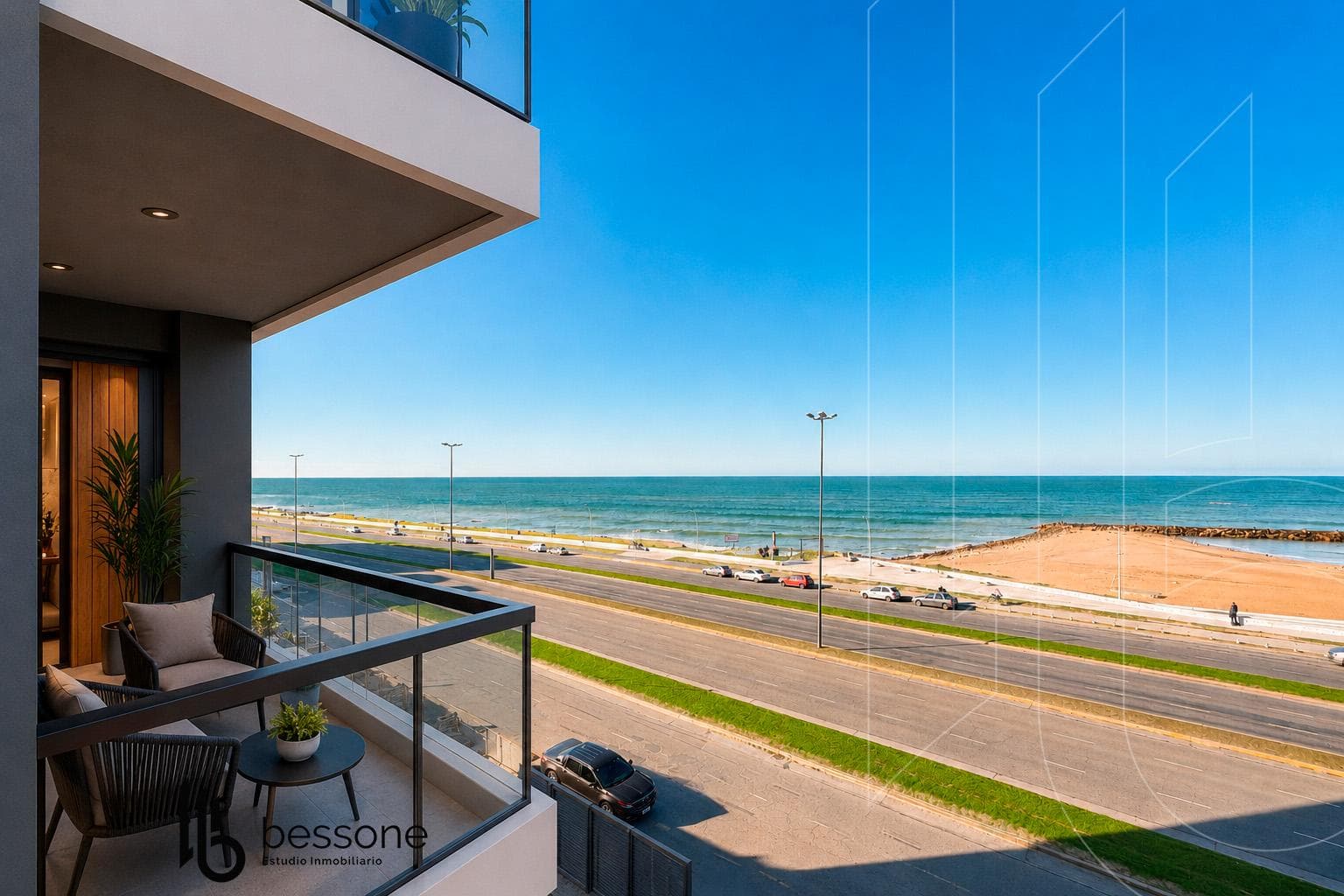 OCEAN-VIEW APARTMENT IN POZO, MAR DEL PLATA