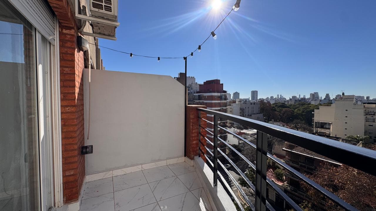 One-room apartment with a partition in Villa Crespo