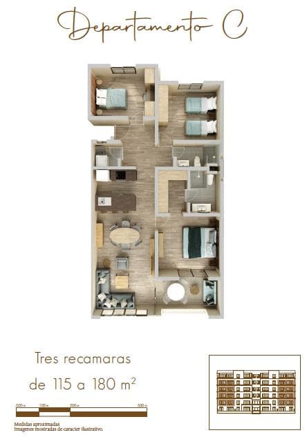 Pre-Sale Apartment, 3 Bedrooms, Aqua Residencial, Av. Huayacán, Cancún