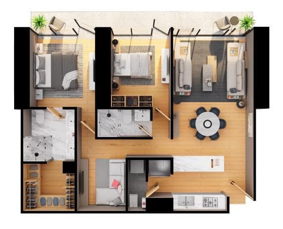 Apartment in Santa Fe, Cuajimalpa