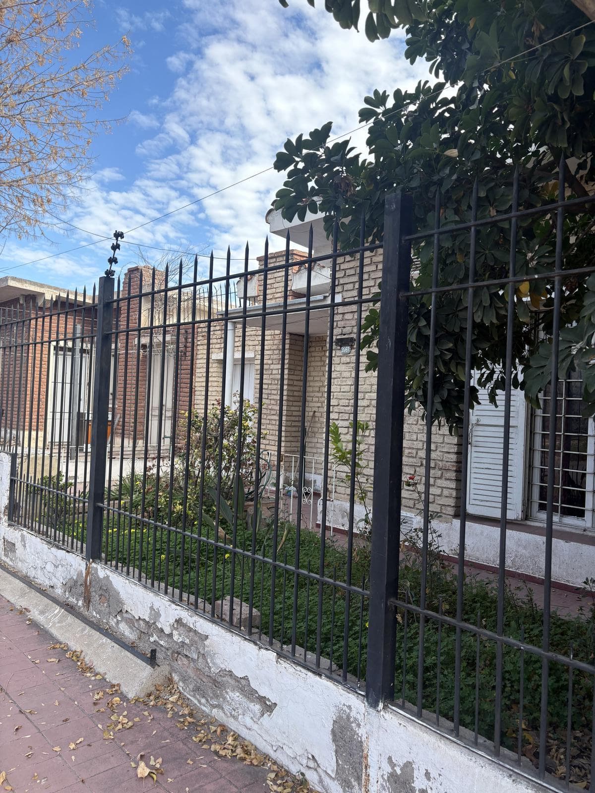 Brick house across from the Alto Dorrego neighborhood