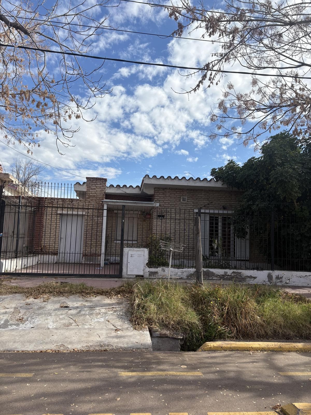 Brick house across from the Alto Dorrego neighborhood