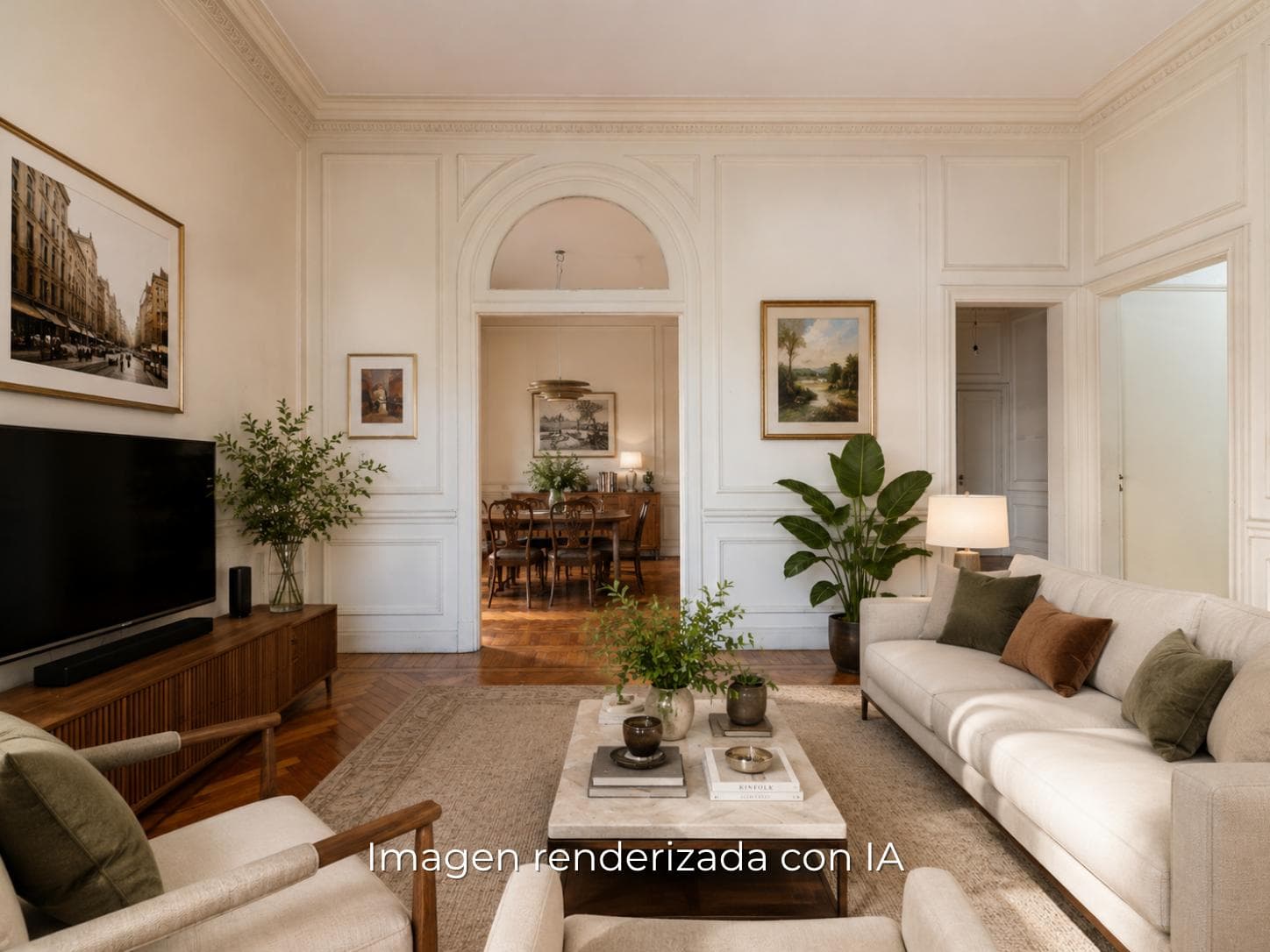 6-BEDROOM APARTMENT FOR SALE—VERY BRIGHT, 100 CATAMARCA STREET.