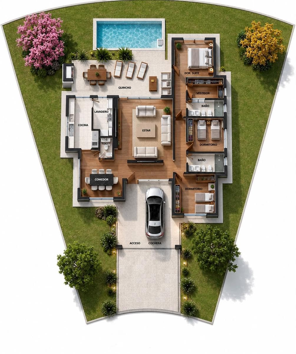 For Sale - House - 4 Rooms with Pool and Grill - Rumencó "Las Lomas"
