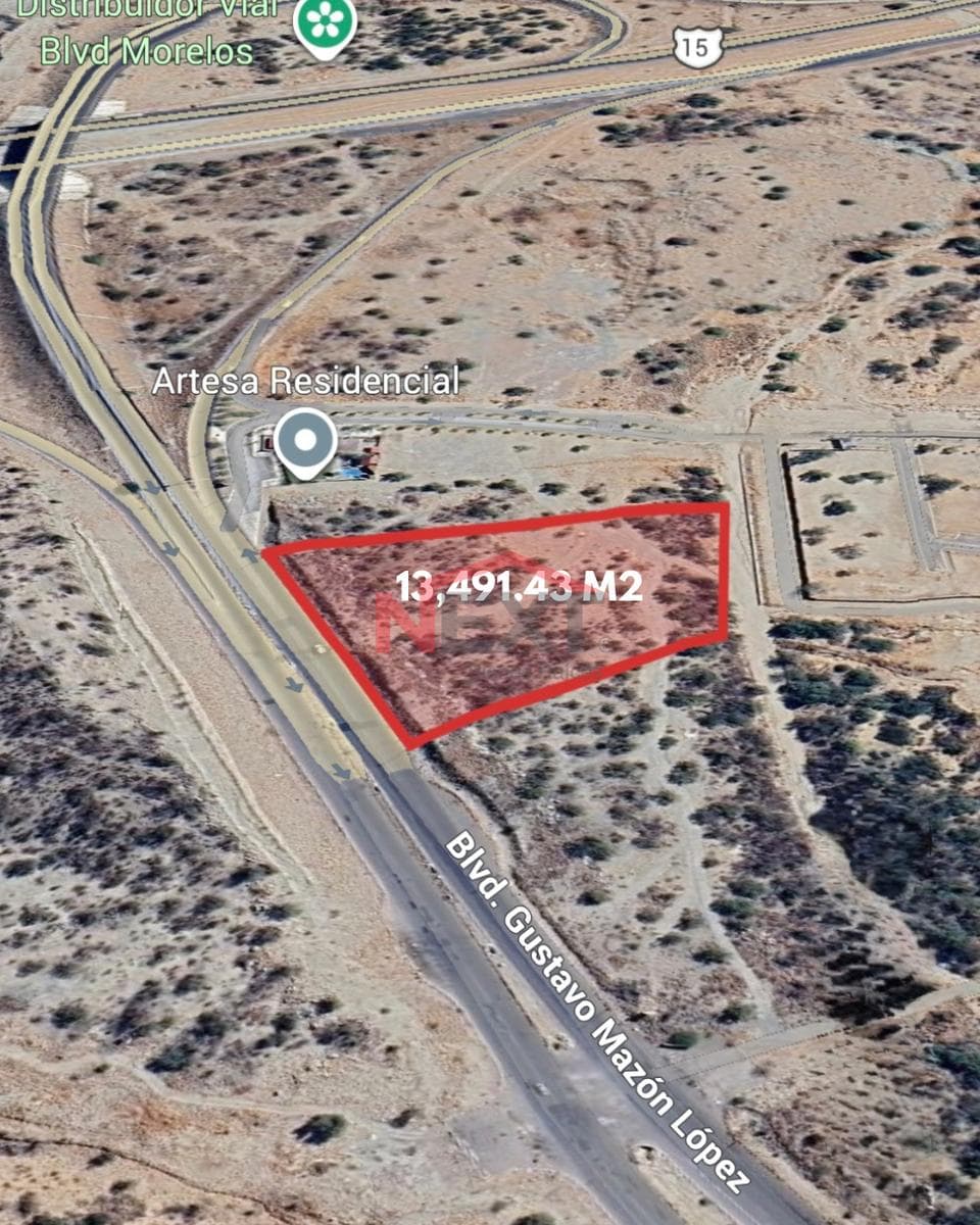 LAND FOR SALE ON GUSTAVO MAZÓN LÓPEZ BOULEVARD