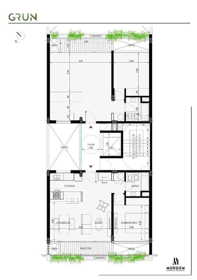 56 m² 1-bedroom apartment for sale in La Plata