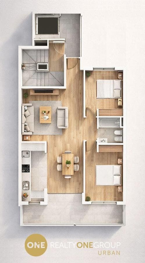 Apartment for sale, 79 m², 2 bedrooms, balcony facing the street, La Plata