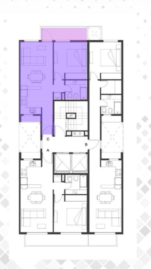 Luxury Apartment for Sale: 52 m² - 1 Bedroom in La Plata