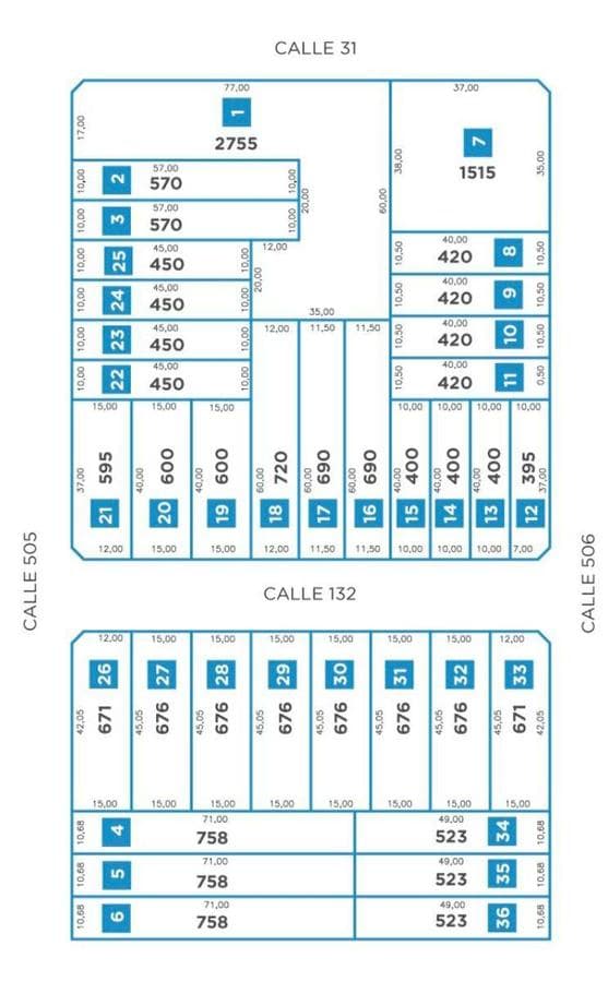 570 m2 lot for sale, Jose Hernández—Eligible for a Loan