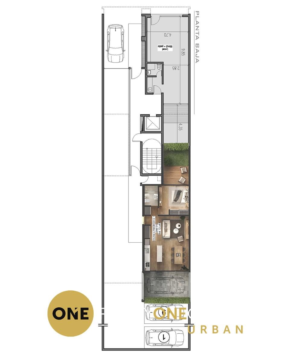 One-bedroom apartments, excellent value for money in terms of construction quality