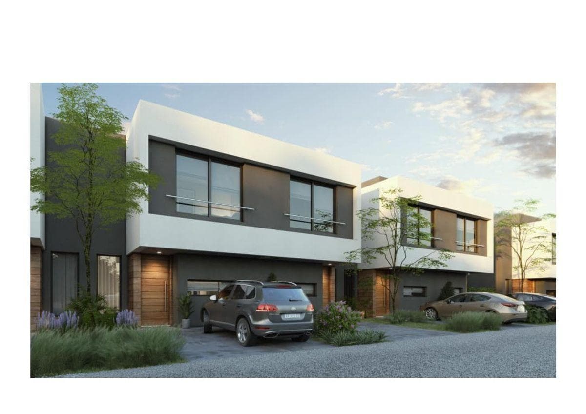 4-room duplex under construction in the Las Casuarinas neighborhood of Haras del Sur III, for sale