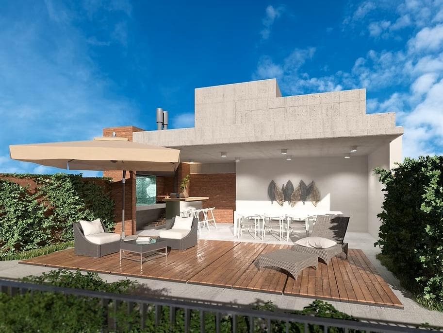 FOR SALE - 1-bedroom apartment under construction with a balcony. Terraz - Martin, Rosario.