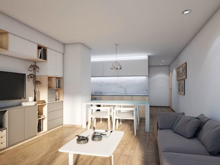 FOR SALE - 1-bedroom apartment under construction with a balcony. Terraz - Martin, Rosario.