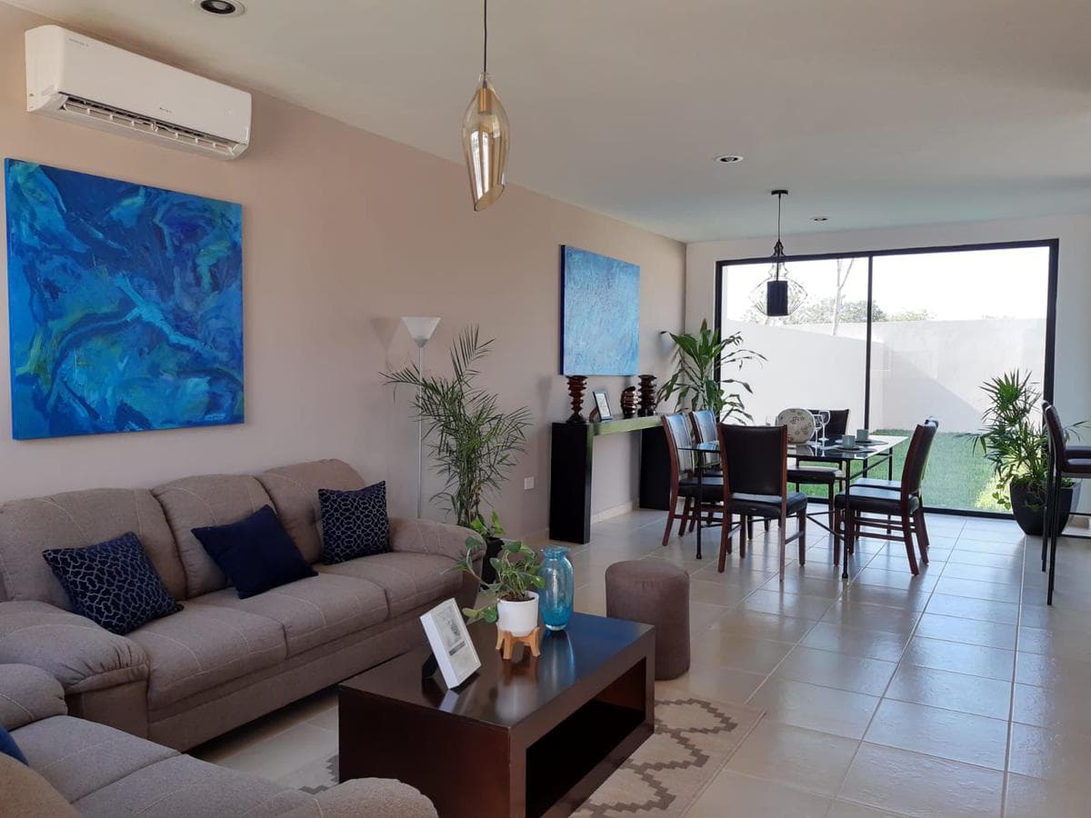 3-Bedroom House on a Private Street with Amenities in CHOLUL, Mérida, Yucatán.