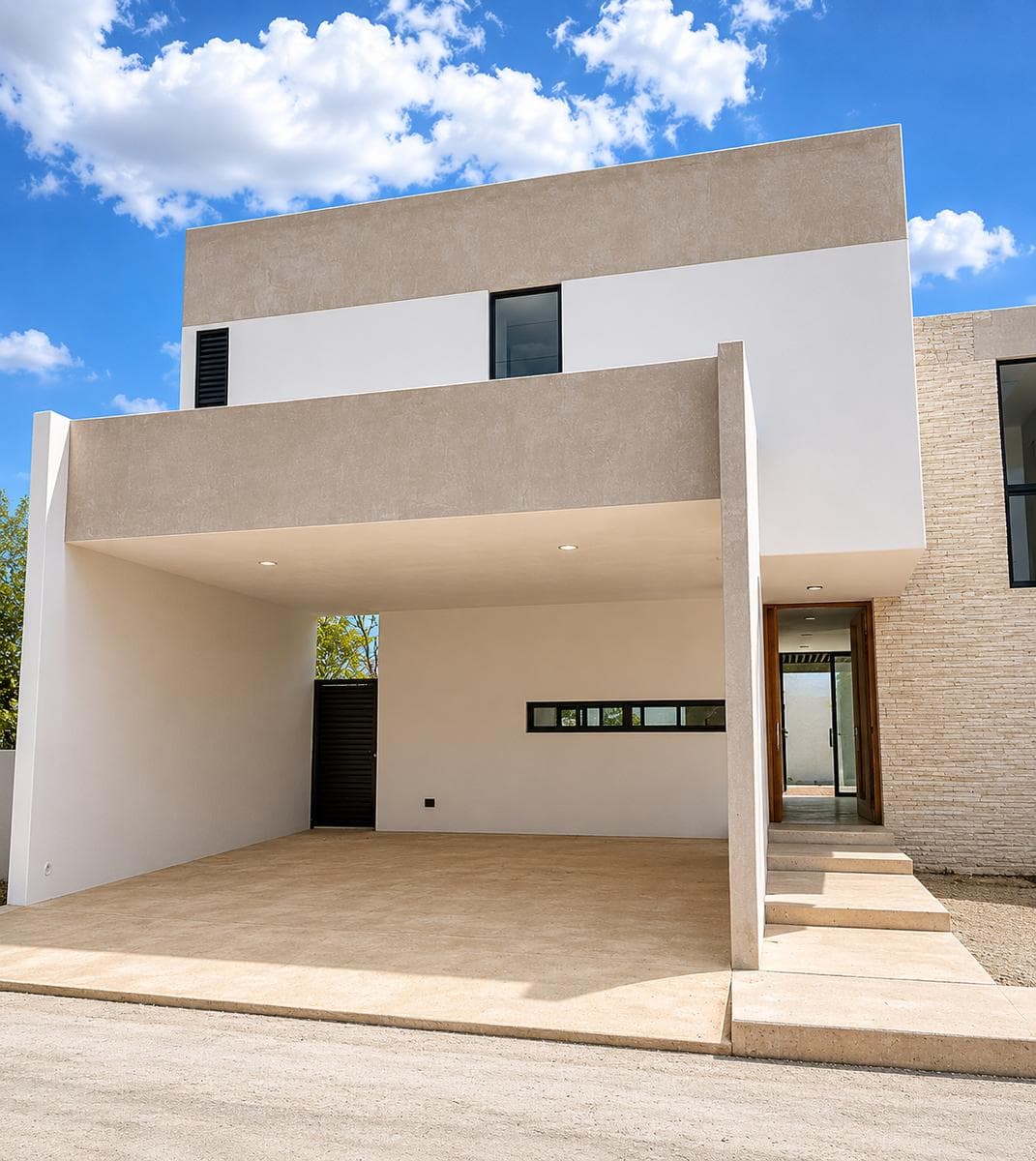 House for Sale with 3 Bedrooms and a Pool in Cholul, Mérida, Yucatán