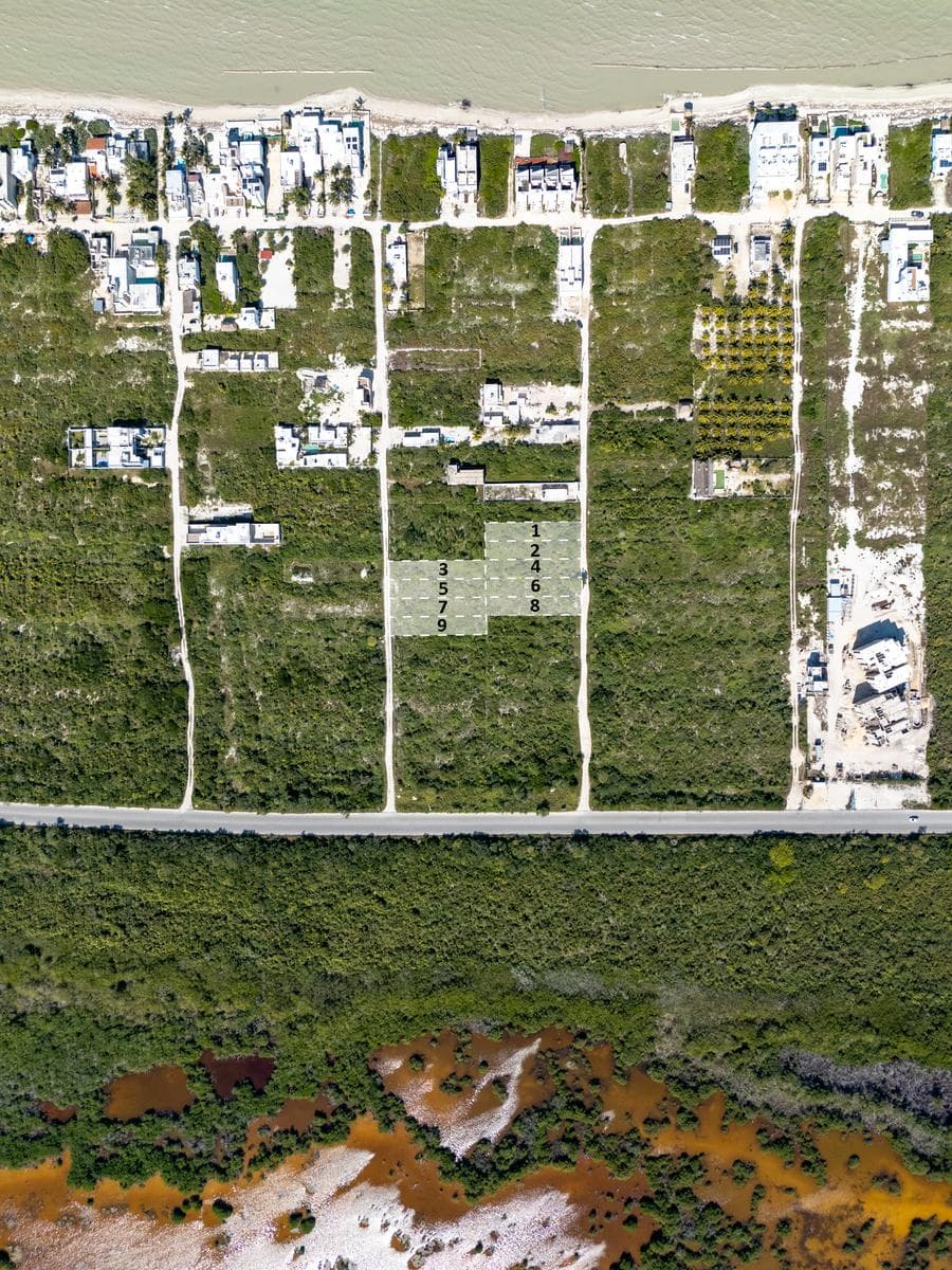 Land for sale in Playa de San Benito, Yucatán, 150 m from the ocean